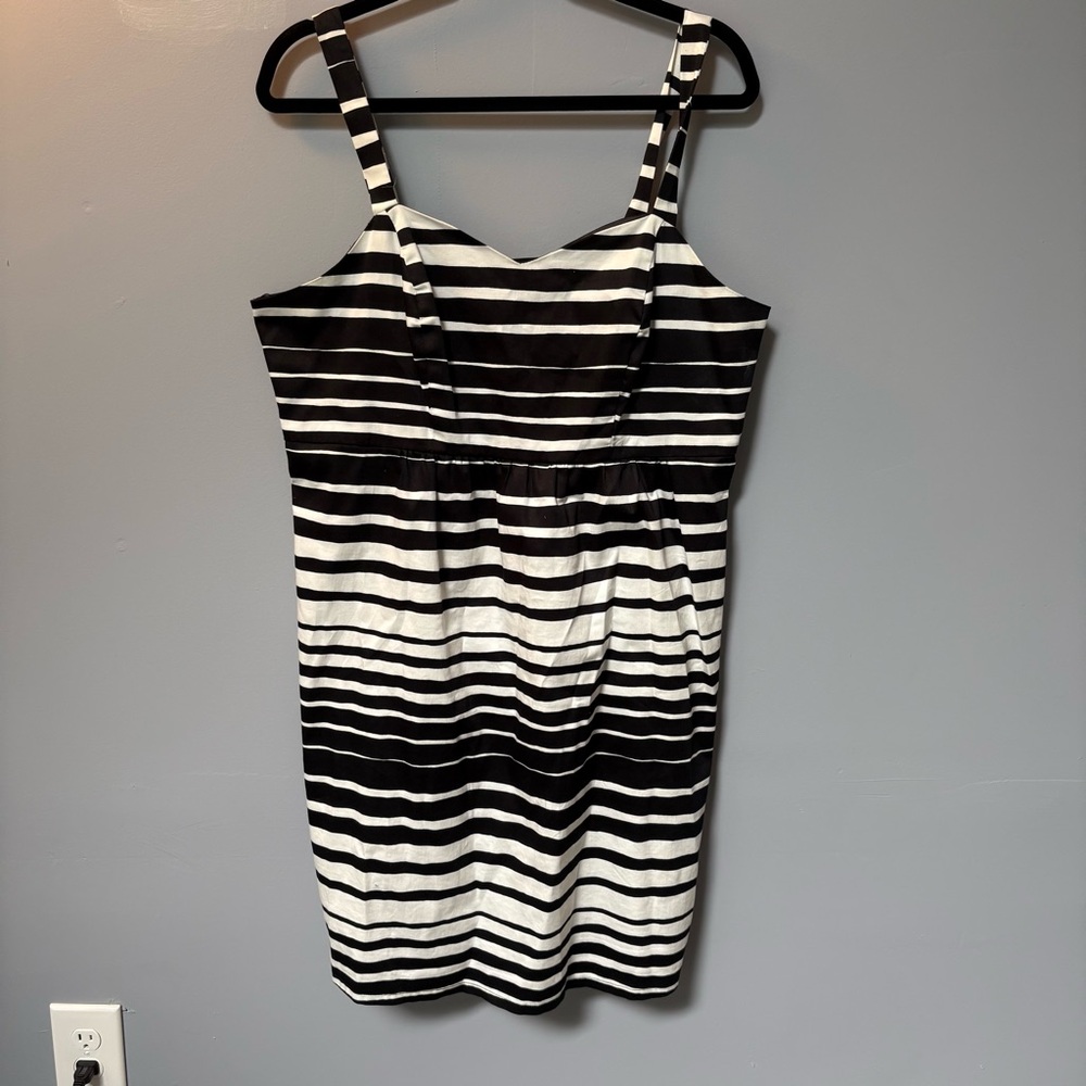 Forever 21 plus black and white striped sundress